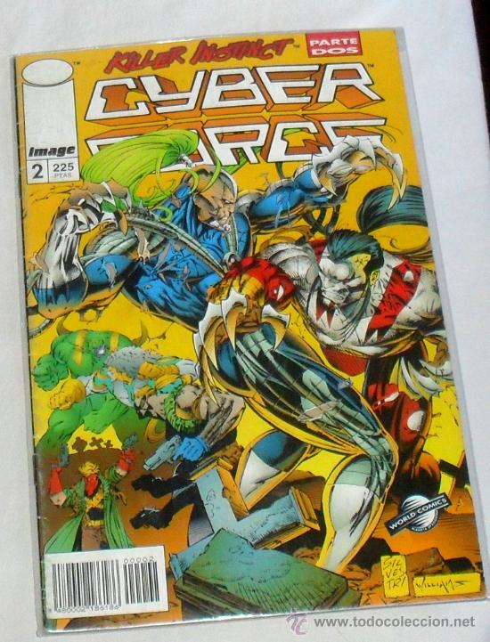 C&oacute;mics: CYber Force N&ordm; 2. VOL. 1. Killer Instinct. IMAGE  WORLD COMICS. - Foto 1