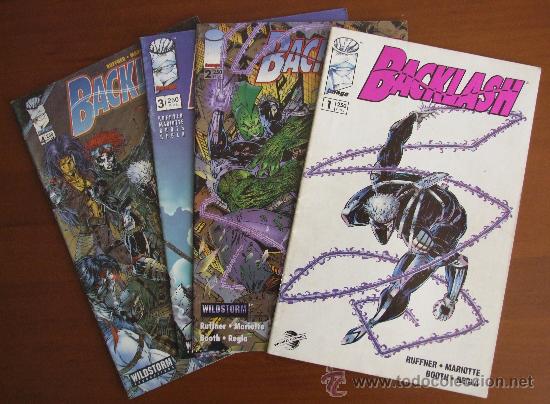 C&oacute;mics: LOTE DE 4 COMICS : BACKLASH ( N&ordm; 1, 2, 3 Y 4 ) IMAGE - WORLD COMICS/PLANETA-DEAGOSTINI - Foto 1