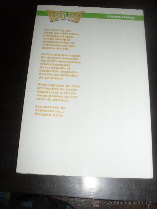 C&oacute;mics: WEAPON ZERO. LIBRO. WORLD COMICS. IMAGE - Foto 2