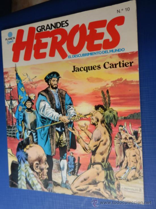 C&oacute;mics: GRANDES HEROES NUM. 10JACQUES CARTIER - Foto 1