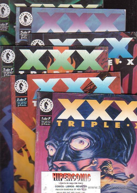 Comics : TRIPLE X ,LOTE DE 6 EJEMPLARES ( N&ordm; 1 AL 6 ) /POR: PANDER BROS ( DARK HORSE )