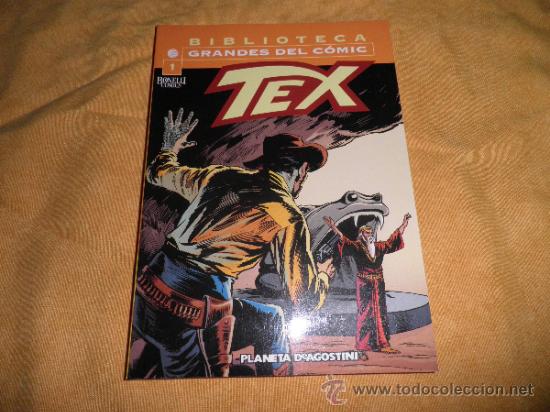 C&oacute;mics: TEX N&ordm; 1 BIBLIOTECA GRANDES DEL COMIC      PLANETA - Foto 1