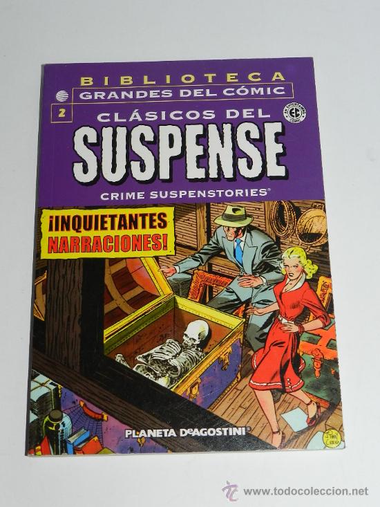 C&oacute;mics: CLASICOS DEL SUSPENSE N&ordm; 2 BIBLIOTECA GRANDES DEL COMIC. PLANETA DEAGOSTINI - 176 P&Aacute;GINAS EN BLANCO