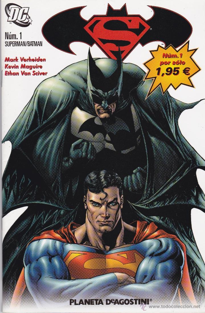 C&oacute;mics: SUPERMAN Y BATMAN. 12 NUMEROS. DC COMICS.  PLANETA DeAGOSTINI - Foto 1