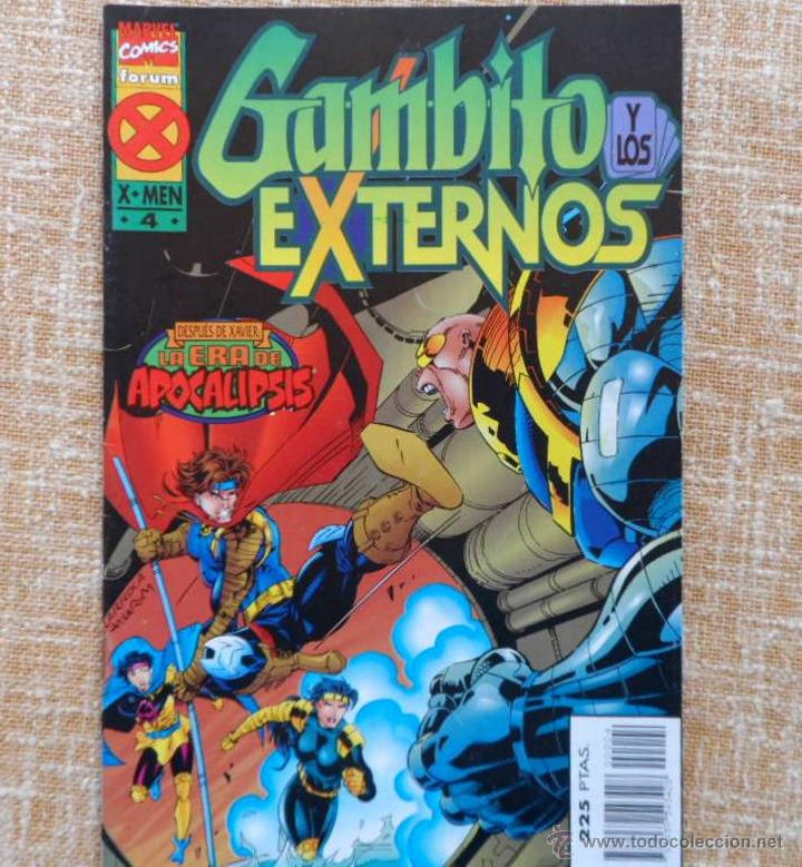 C&oacute;mics: Gambito y los Externos, Comic, n&uacute;mero 4, Marvel, Comics Forum, Fabian Nicieza, 1996 - Foto 1