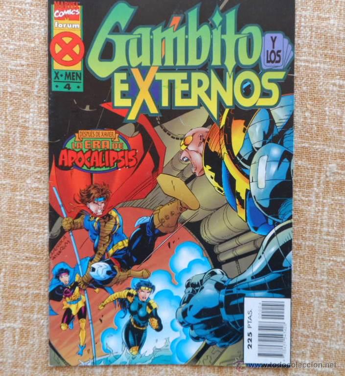 C&oacute;mics: Gambito y los Externos, Comic, n&uacute;mero 4, Marvel, Comics Forum, Fabian Nicieza, 1996 - Foto 2