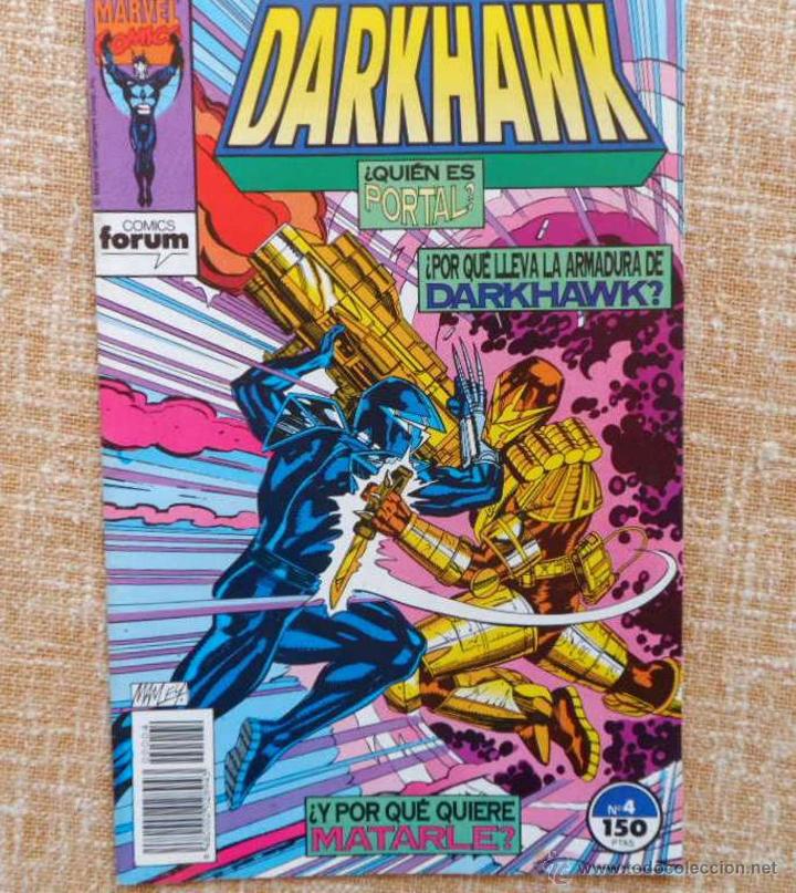 C&oacute;mics: Darkhawk, Comic, n&uacute;mero 4, Marvel, Comics Forum, Danny Fingeroth, Mike Manley, 1993 - Foto 1
