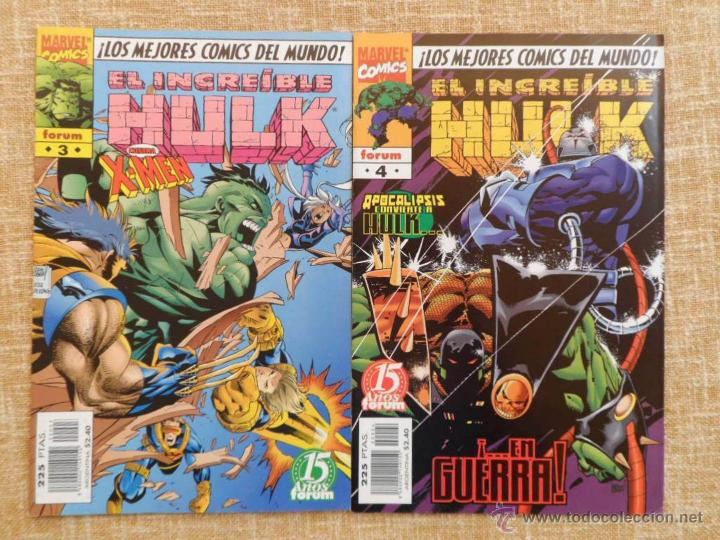 C&oacute;mics: El Incre&iacute;ble Hulk Comics, n&uacute;meros 3 y 4, Vol&uacute;men III, Marvel Comics, Forum, Peter David, 1997 - Foto 1