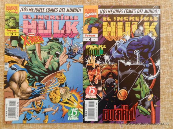C&oacute;mics: El Incre&iacute;ble Hulk Comics, n&uacute;meros 3 y 4, Vol&uacute;men III, Marvel Comics, Forum, Peter David, 1997 - Foto 2