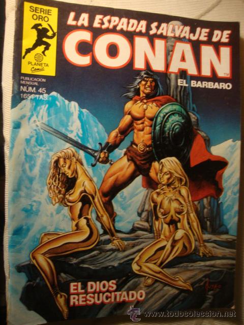 C&oacute;mics: MARVEL COMIC PLANETA CONAN SERIE ORO 1982 LOT12 - Foto 1