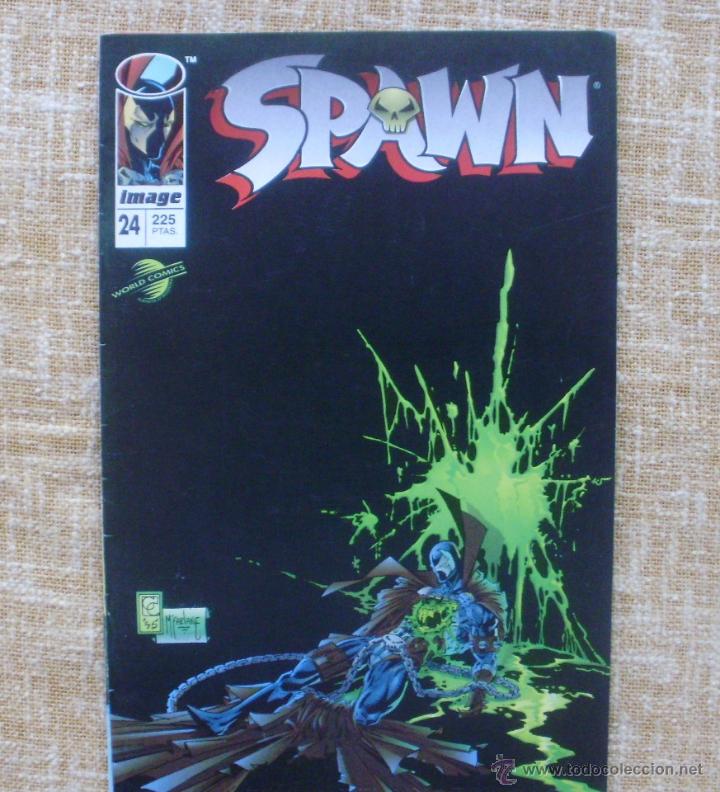C&oacute;mics: Spawn Comics, n&uacute;meros 23 y 24, a&ntilde;o 1996, Image, World Comics, Planeta DeAgostini, Todd McFarlane - Foto 2