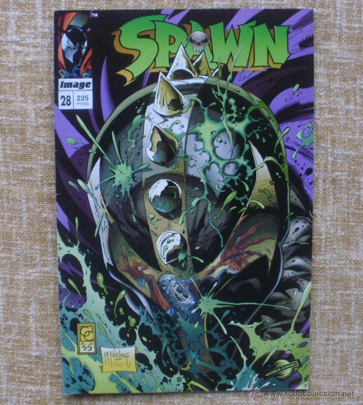 C&oacute;mics: Spawn Comics, n&uacute;meros 27 y 28, a&ntilde;o 1996, Image, World Comics, Planeta DeAgostini, Todd McFarlane - Foto 3