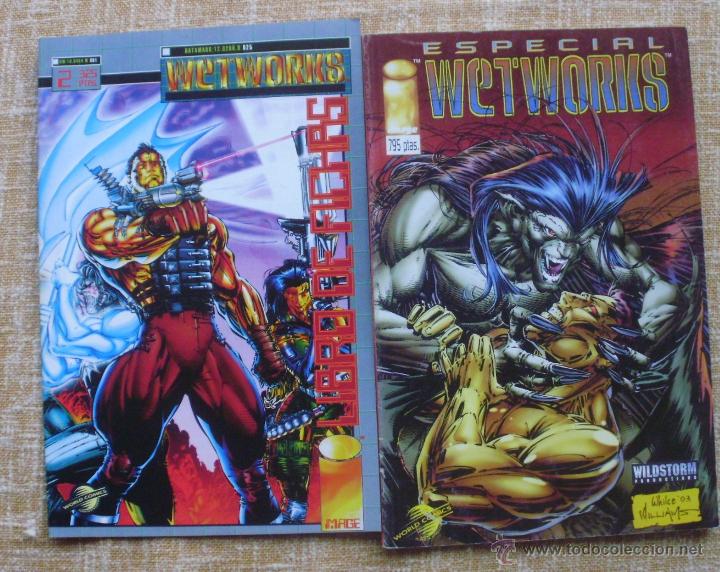 C&oacute;mics: WetWorks Comics, Especial y Libro de Fichas n&uacute;mero 2, Image, WildStorm, Planeta DeAgostini, 1995-96
