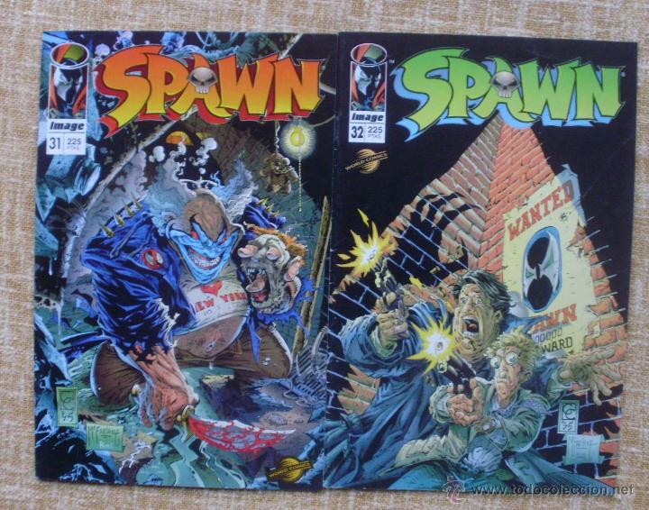 C&oacute;mics: Spawn Comics, n&uacute;mero 31 y 32, Image, World Comics, Planeta DeAgostini, Todd McFarlane, Capullo, 1996 - Foto 1