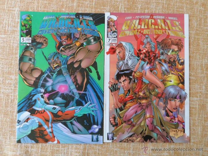 Fumetti: WildC.A.T.s Vol&uacute;men 2 Comics, n&uacute;meros 5 y 7, Image, WildStorm, World Comics, Planeta, a&ntilde;os 1997-98