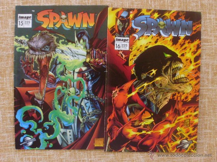 C&oacute;mics: Spawn, N&uacute;meros 15 y 16, Editorial Planeta DeAgostini, World Comics, Image, a&ntilde;o 1995, Greg Capullo - Foto 1