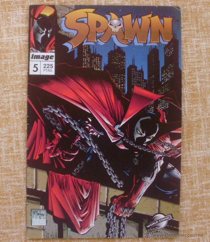 C&oacute;mics: Spawn, N&uacute;meros 5 y 6, Editorial Planeta DeAgostini, World Comics, Image, a&ntilde;o 1994, Todd McFarlane - Foto 3