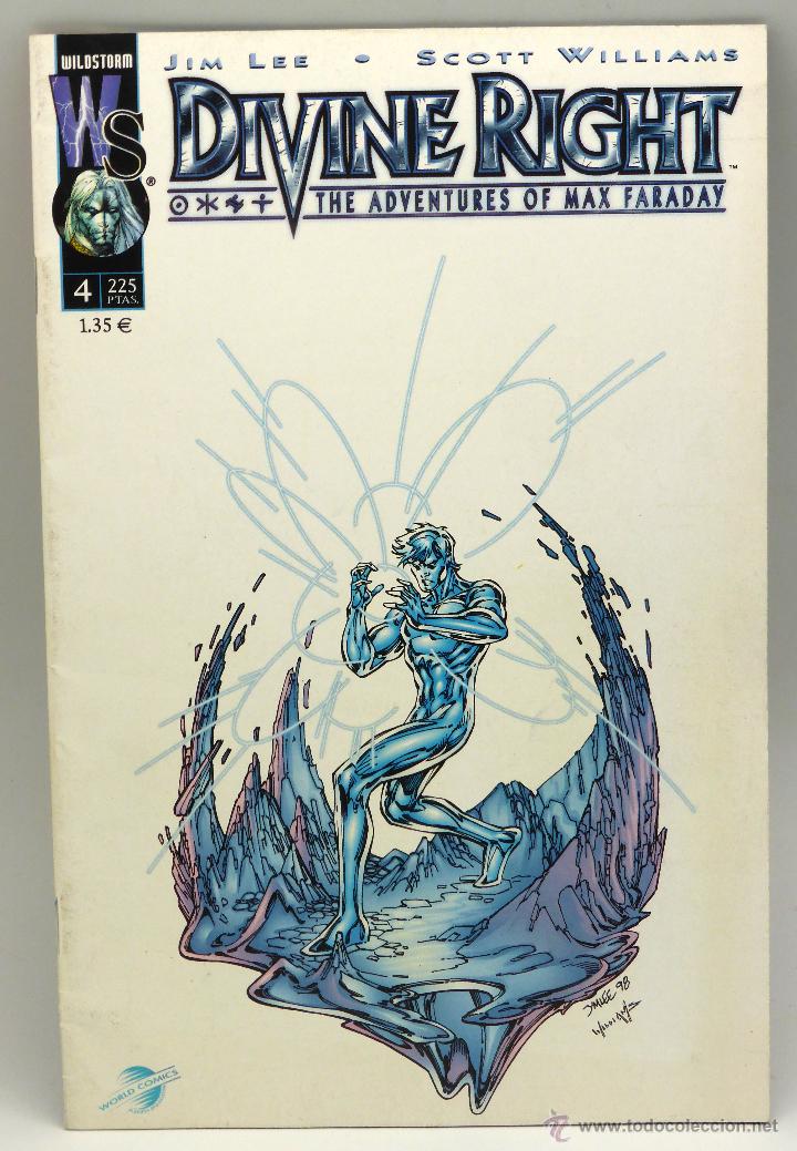 C&oacute;mics: Divine Right n&ordm; 4 Max Faraday World Comics Planeta 1999 - Foto 1