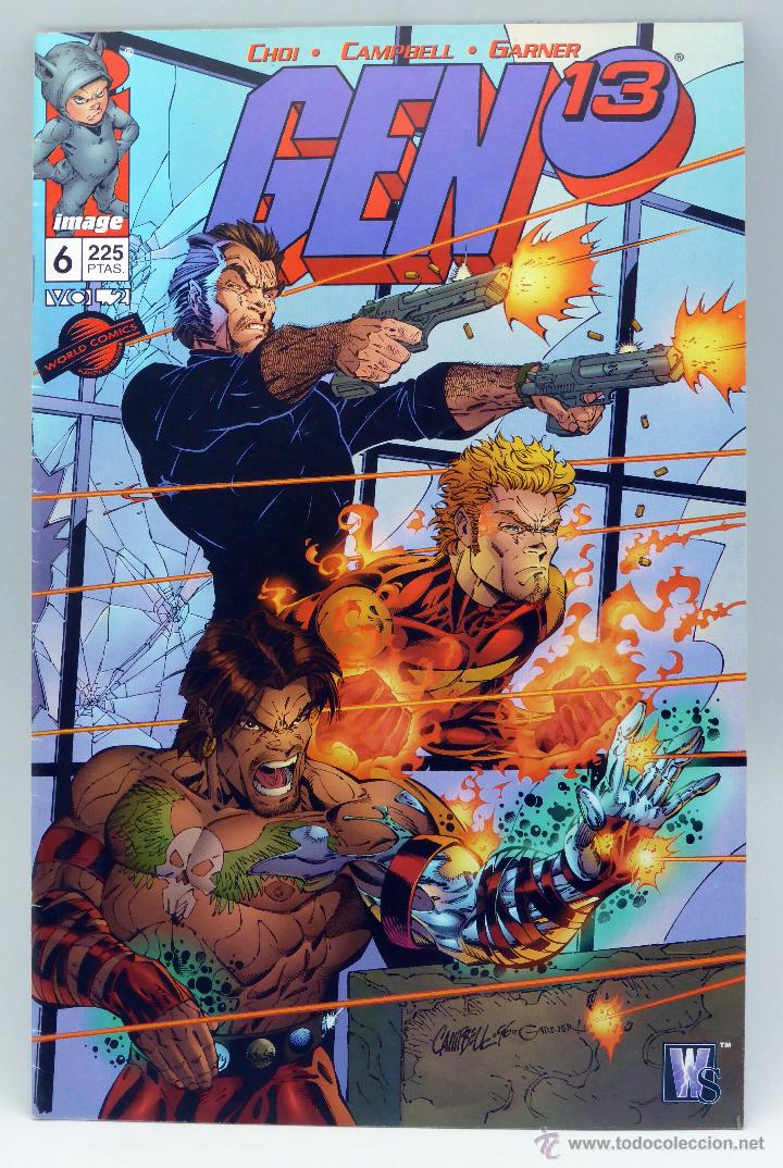 C&oacute;mics: Gen 13 Wildstorm n&ordm; 6 Image Ed Planeta 1997 - Foto 1