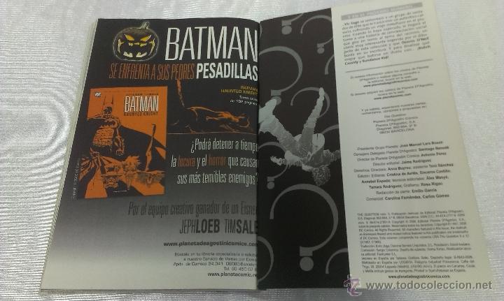 C&oacute;mics: COMIC THE QUESTION . DC . PLANETA - Foto 7