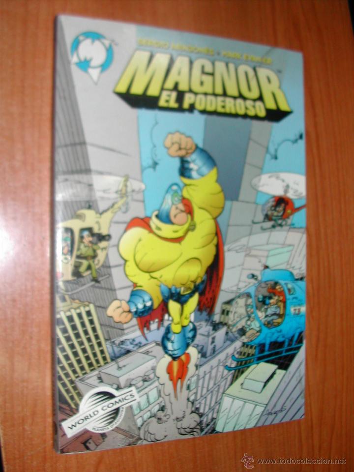 C&oacute;mics: MAGNOR EL PODEROSO. SERGIO ARAGON&Eacute;S. WORLD COMICS. ED PLANETA. A&Ntilde;O 1994. C9404. - Foto 1