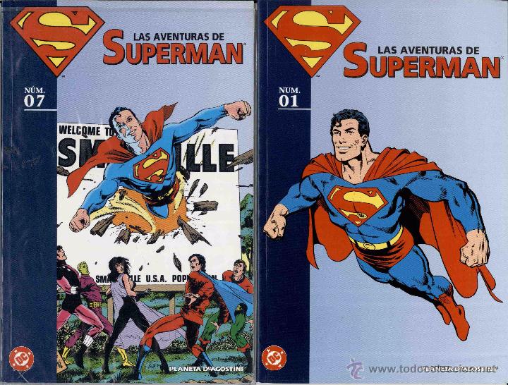 C&oacute;mics: LAS AVENTURAS DE SUPERMAN N&ordm;1 AL N&ordm;7 - Foto 1