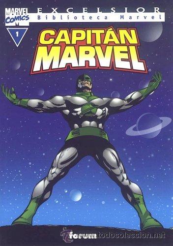 C&oacute;mics: Capit&aacute;n Marvel n&ordm; 1. Biblioteca Marvel. Planeta de Agostini. 2002. - Foto 1
