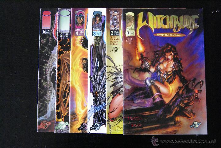 Comics: Witchblade, n&ordm;s: 1/6 , 6 primeros n&uacute;meros (1 2 3 4 5 6). Planeta, 1997.