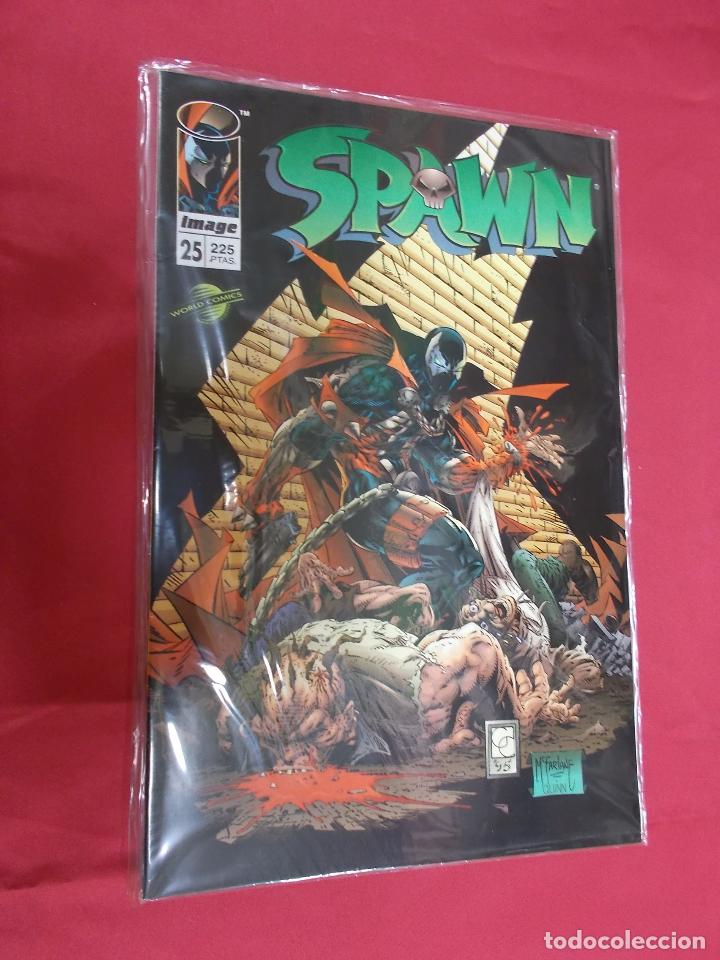 C&oacute;mics: SPAWN. N&ordm; 25. IMAGE. WORLD COMICS. PLANETA. - Foto 1
