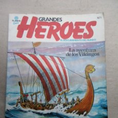Cómics: GRANDES HEROES: EL DESCUBRIMIENTO DEL MUNDO Nº 1 LA AVENTURA DE LOS VIKINGOS / PLANETA 1981