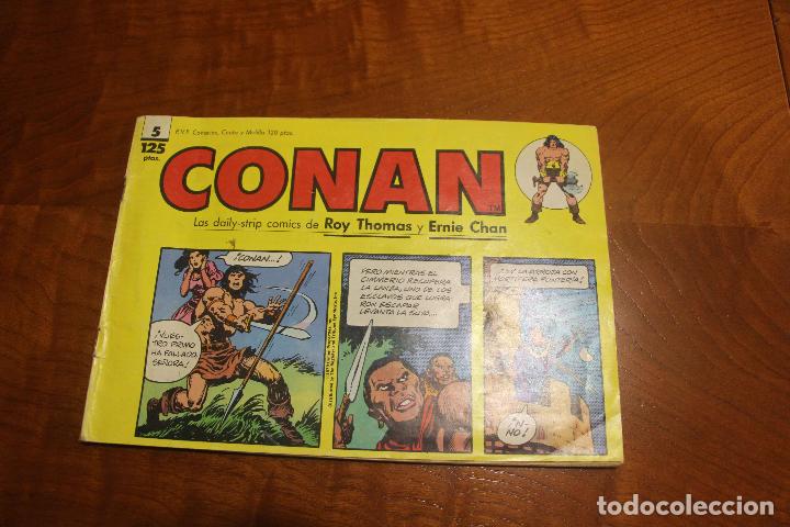 C&oacute;mics: CONAN 5 DAILY STRIP COMICS DE ROY THOMAS Y ERNIE CHAN - Foto 1
