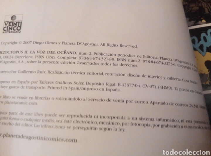 C&oacute;mics: H2 OCTOPUS . II- LA VOZ DEL OCEANO. PLANETA DE AGOSTINI - Foto 5