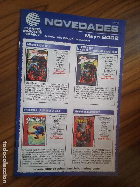 Comics : CAT&Aacute;LOGO NOVEDADES. PLANETA. MAYO 2002. 8 P&Aacute;GINAS A COLOR. RARO