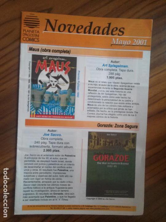 Comics: CAT&Aacute;LOGO NOVEDADES. PLANETA. MAYO 2001. A COLOR. RARO