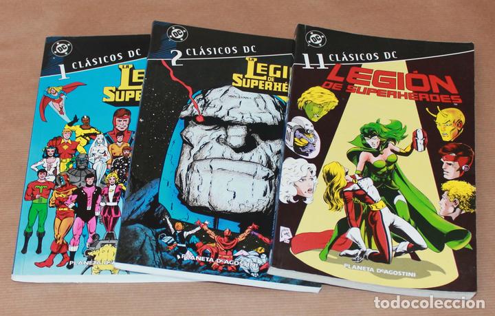 C&oacute;mics: CL&Aacute;SICOS DC - LEGI&Oacute;N DE SUPERH&Eacute;ROES 1 2 11 - Planeta, 2007 - tambi&eacute;n sueltos