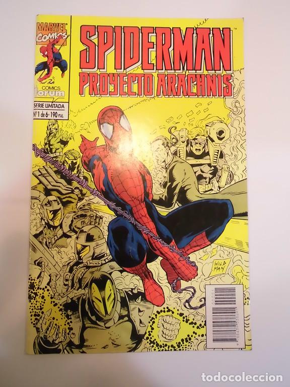 C&oacute;mics: SPIDERMAN - PROYECTO ARACHNIS - NUM 1 DE 6 - ED. PLANETA- 1995 - Foto 1