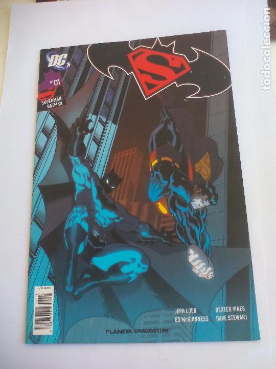 C&oacute;mics: Superman/Batman n&ordm; 1. Planeta DeAgostini. 2005. DC comics. Comic - Foto 1