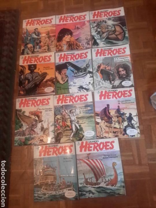 Comics: 11 comic de Grandes H&eacute;roes de Planeta de 1981