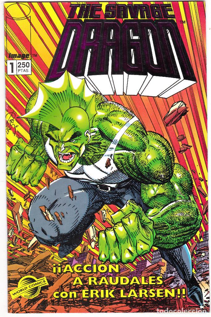 C&oacute;mics: C&Oacute;MIC IMAGE, SAVAGE DRAGON N&ordm; 1,-WORLD C&Oacute;MICS 1994 - Foto 1