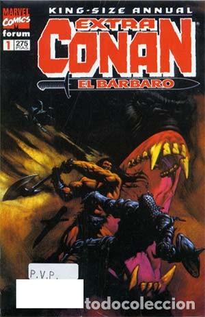 C&oacute;mics: CONAN EL BARBARO EXTRA. COLECCION COMPLETA DE 11 NUMEROS - Foto 1