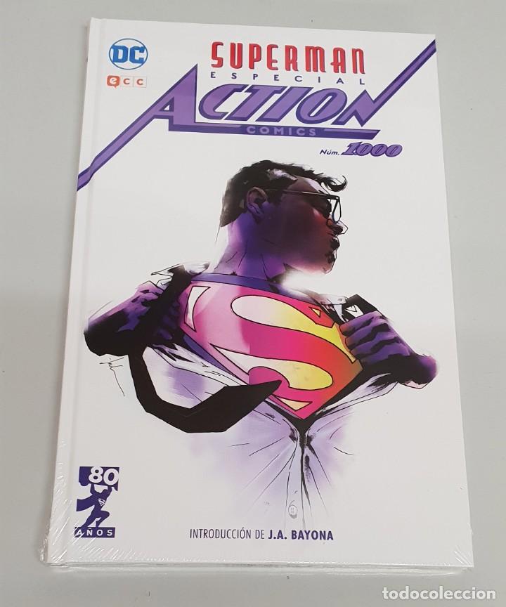 C&oacute;mics: SUPERMAN ESPECIAL ACTION COMIC N&ordm; 1000 / DC - ECC - Foto 1