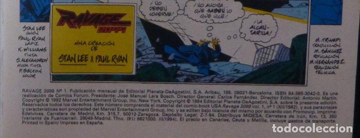 C&oacute;mics: Comics RAVAGE 2099,Numero 1 de 12,Stan Lee,1994,Marvel,Forum Comics - Foto 4