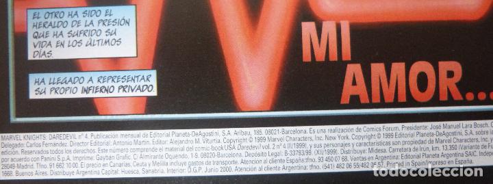 C&oacute;mics: Comic Daredevil,Numero 4,A&ntilde;o 1999,Marvel KNIGHTS,Forum Comics - Foto 2
