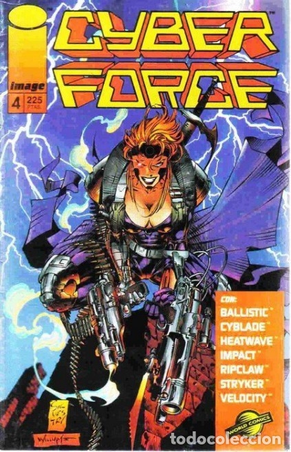 C&oacute;mics: CYBER FORCE VOL. 1 N&ordm; 4 - WORLD COMICS PLANETA - IMPECABLE - Foto 1