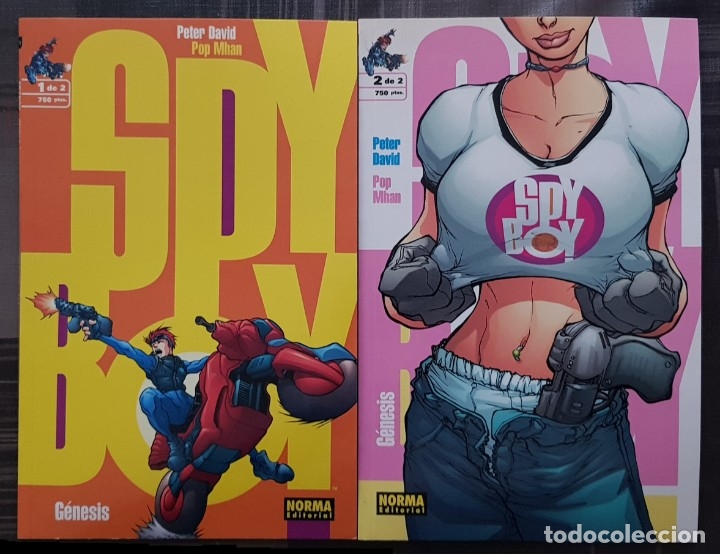 C&oacute;mics: SPY BOY. GENESIS de Peter David Serie Limitada de 2 comics. Norma Editorial 2000 - Foto 1