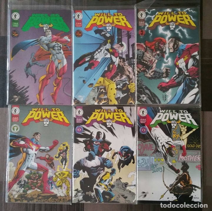 C&oacute;mics: WILL TO POWER. Serie Limitada de 6 numeros. World Comics 1995 - Foto 1