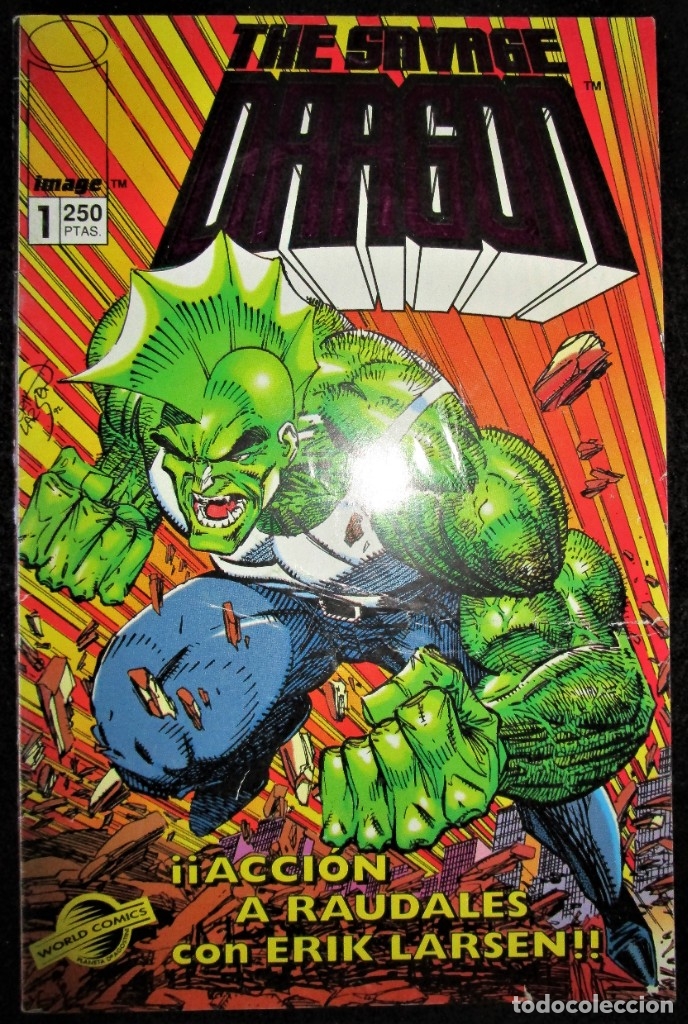 C&oacute;mics: THE SAVAGE DRAGON - N&ordm; 1 - WORLD COMICS - IMAGE - PLANETA - Foto 1