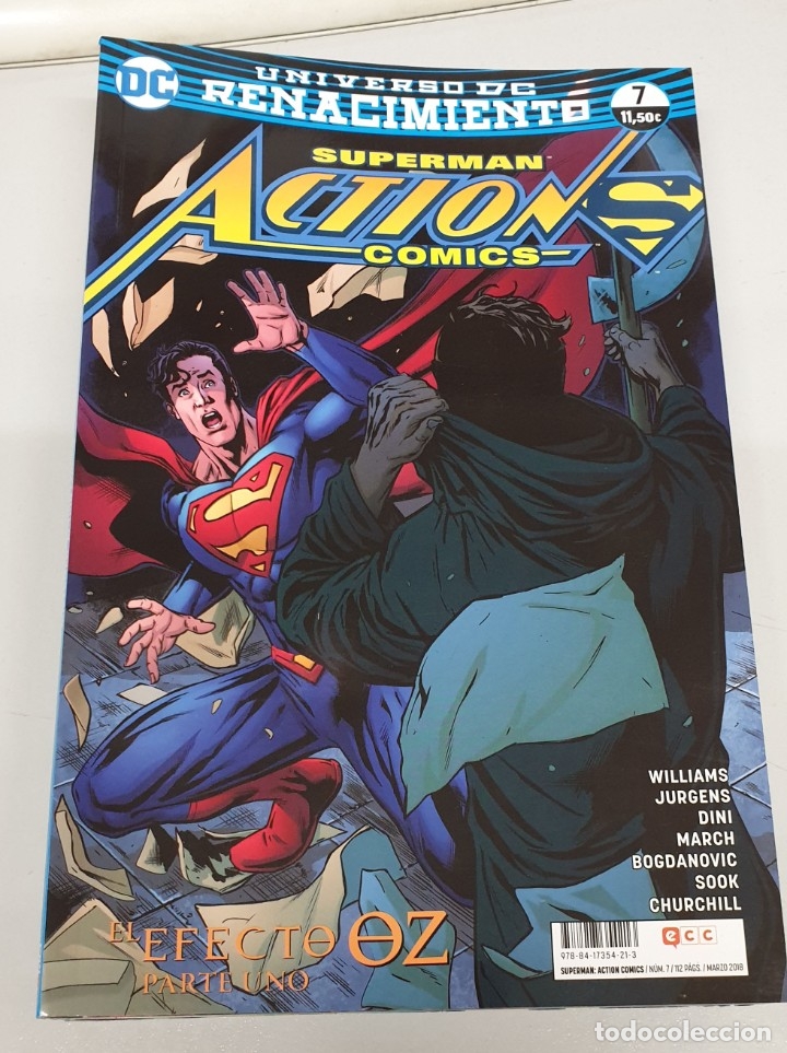 C&oacute;mics: SUPERMAN ACTION COMICS N&ordm; 7 - UNIVERSO DC RENACIMIENTO / ECC - Foto 1