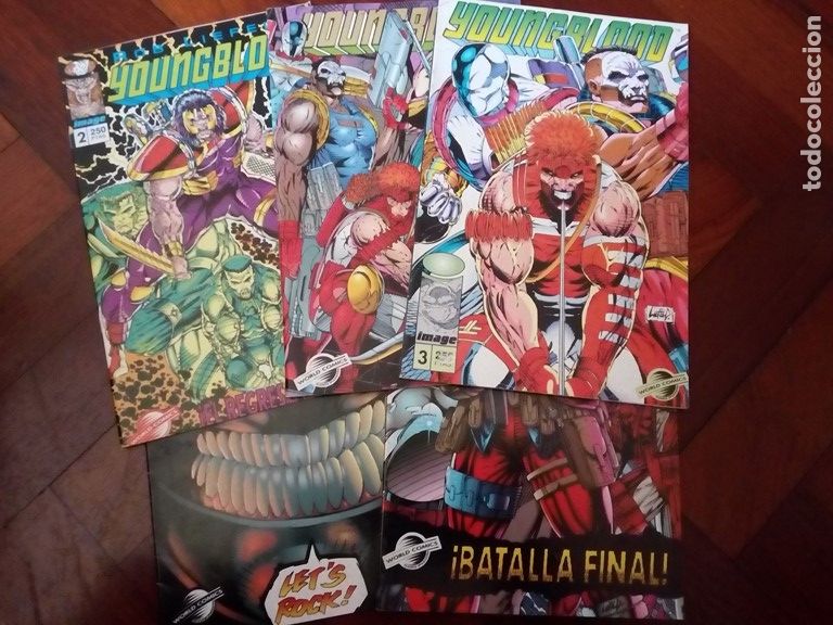 C&oacute;mics: YOUNGBLOOD DE LIEFELD. GRAPAS 0 Y 2 AL 5 - Foto 1