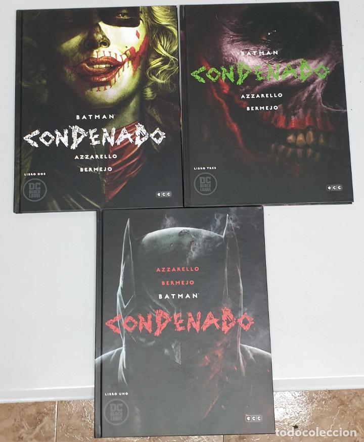 C&oacute;mics: BATMAN CONDENADO &iexcl; COMPLETO 3 TOMOS ! BRIAN AZZARELLO - LEE BERMEJO / DC - ECC - Foto 1